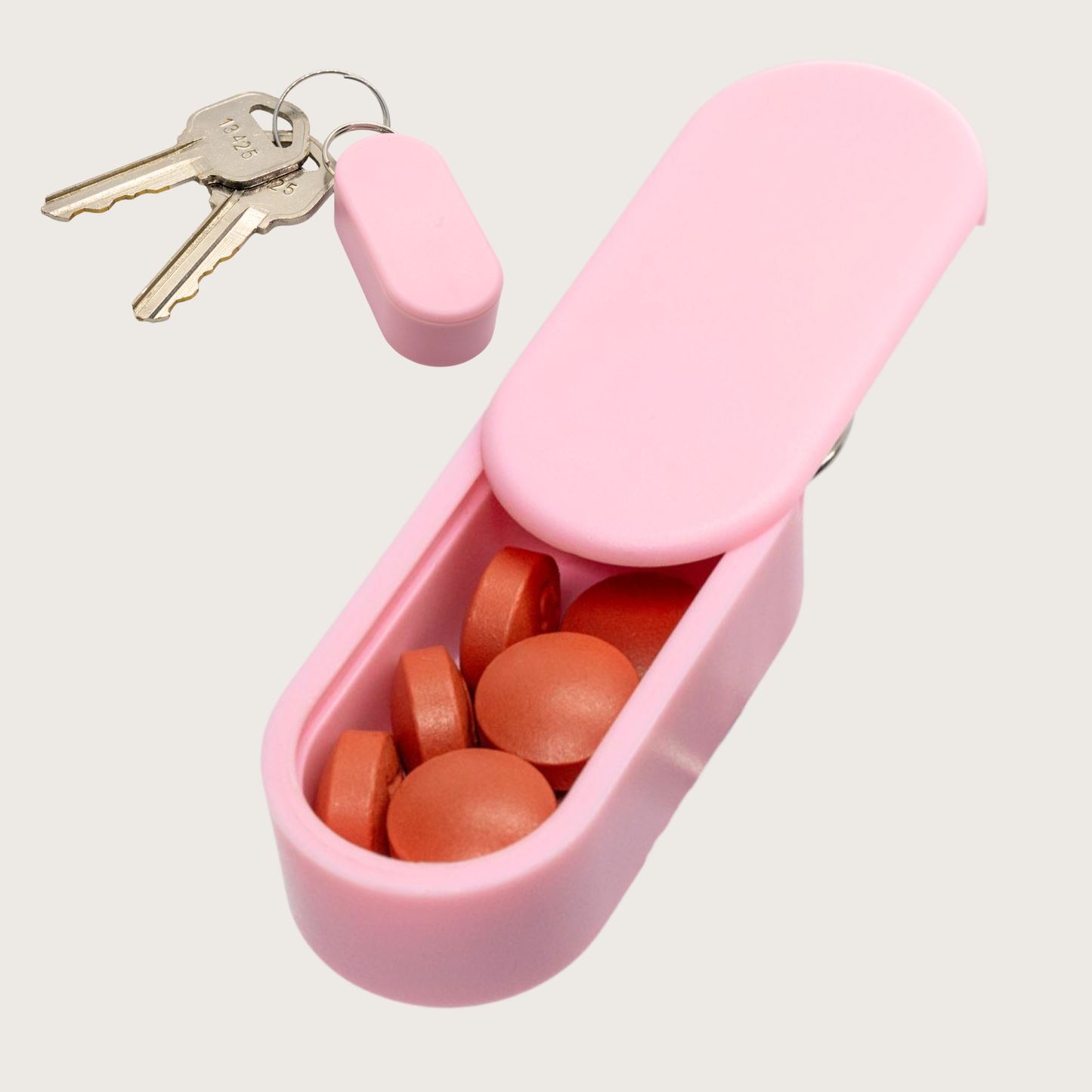 Pill Pod - Keychain Pill Holder
