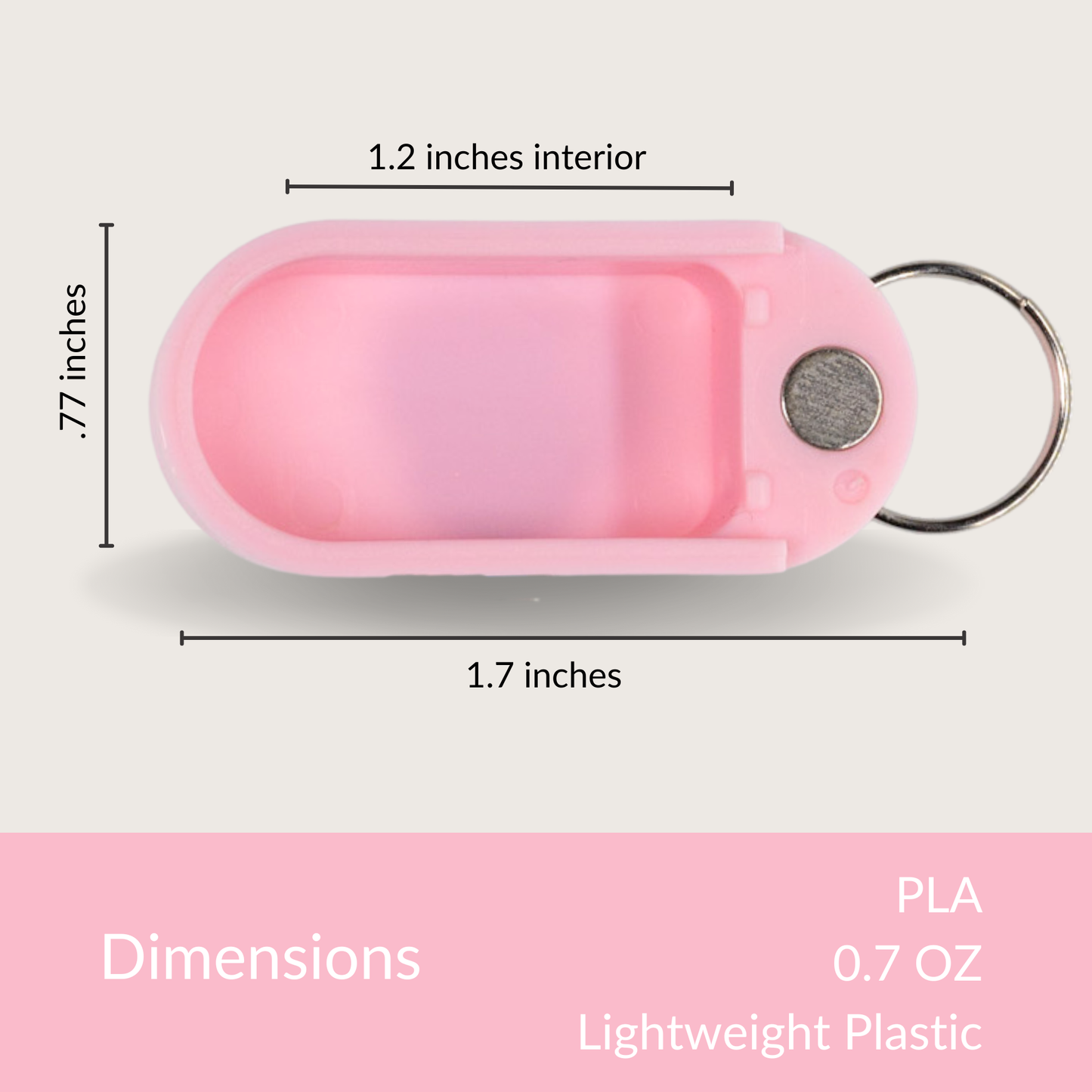 Pill Pod - Keychain Pill Holder