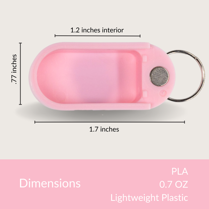 Pill Pod - Keychain Pill Holder