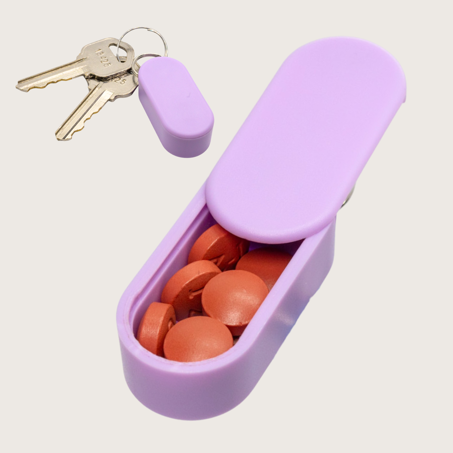 Pill Pod - Keychain Pill Holder