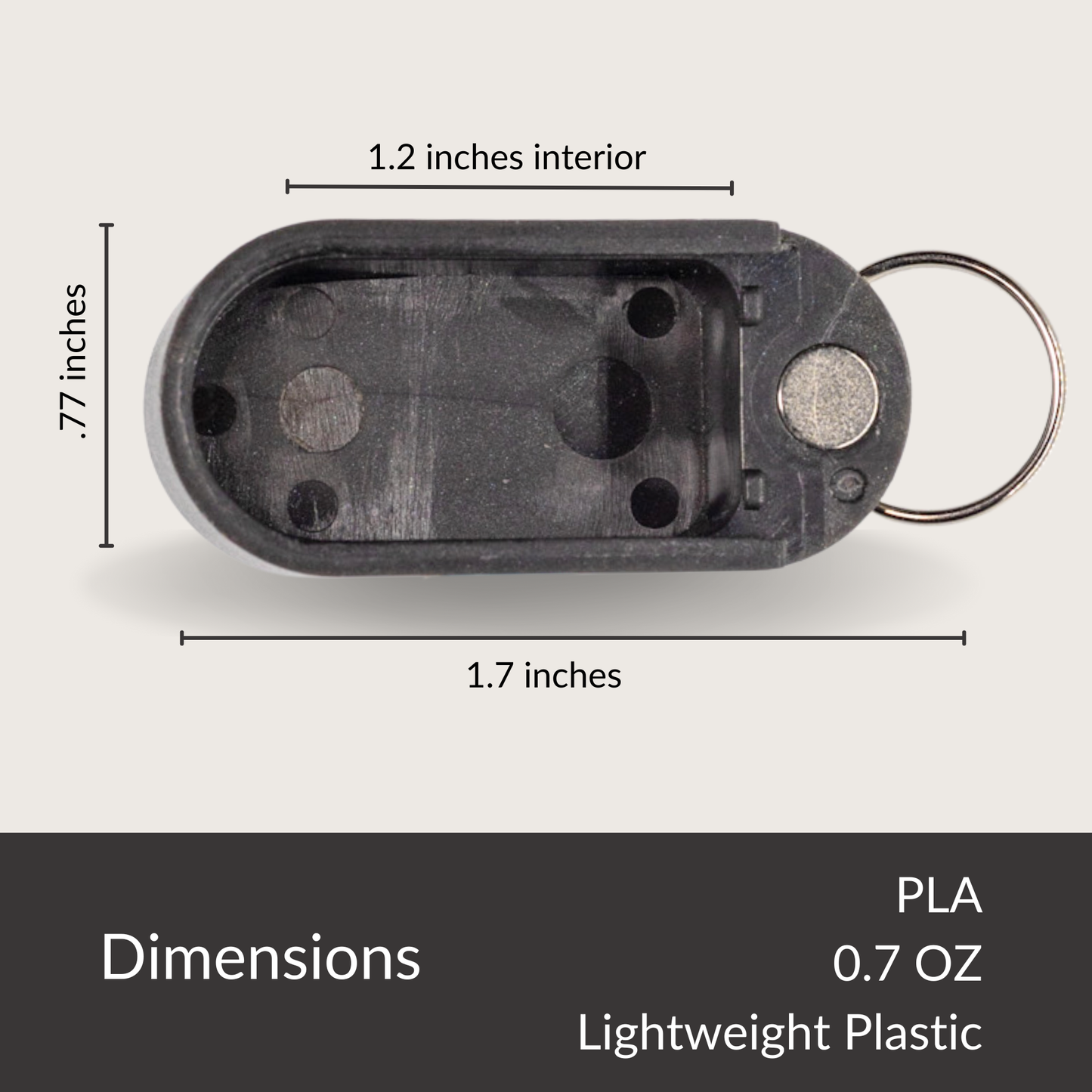 Pill Pod - Keychain Pill Holder