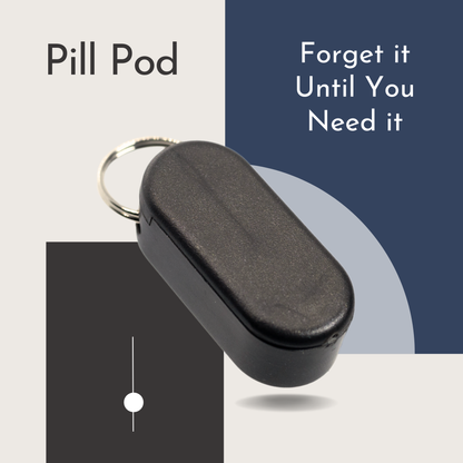 Pill Pod - Keychain Pill Holder