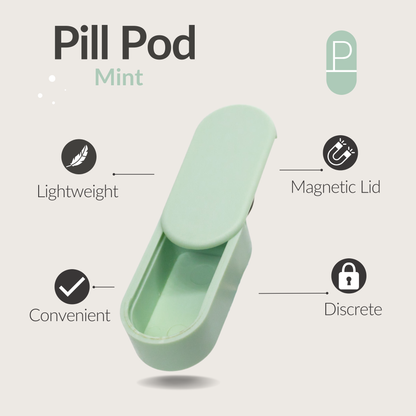 Pill Pod - Keychain Pill Holder