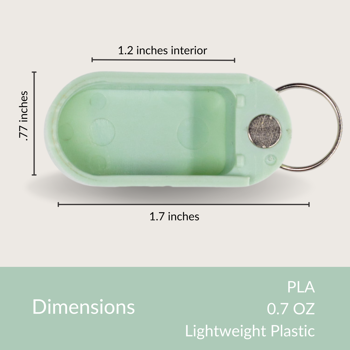 Pill Pod - Keychain Pill Holder