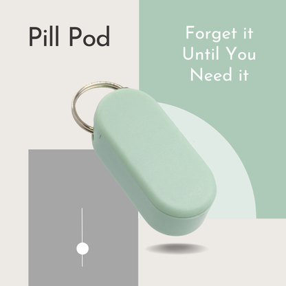 Pill Pod - Keychain Pill Holder