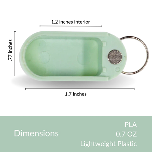 Pill Pod - Keychain Pill Holder